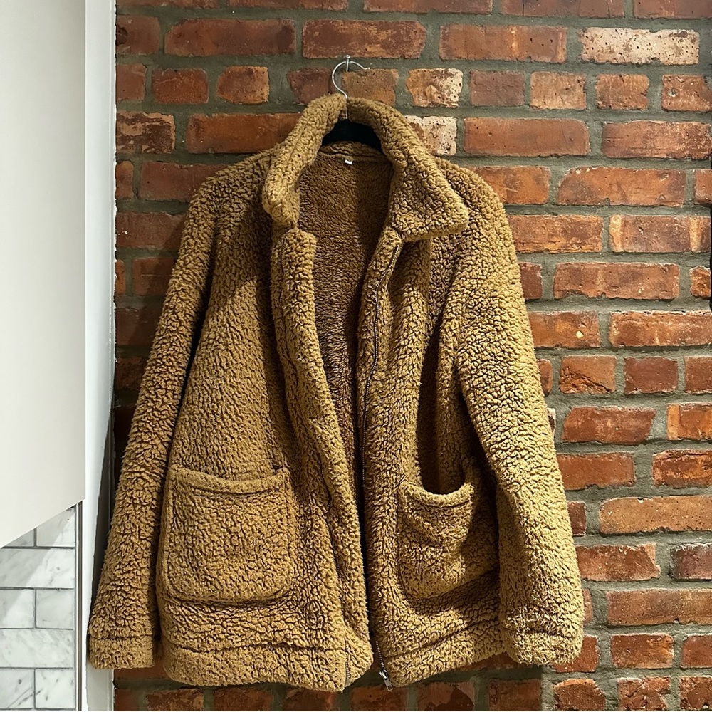 Caramel Colored Teddy Coat